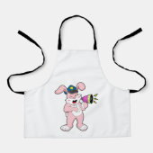 Microfoon van konijnenpolitie schort (Voorkant)