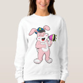 Microfoon van konijnenpolitie trui (Voorkant)