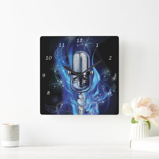  microfoon vierkante klok (Huis)