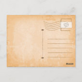 Microfoon Vintage Briefkaart (Achterkant)