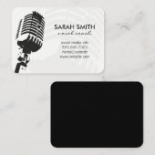 microfoon visitekaartje (Voorkant / Achterkant)