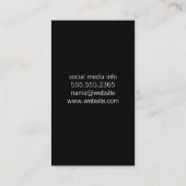 microfoon visitekaartje (Achterkant)