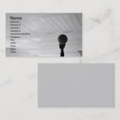 microfoon visitekaartje (Voorkant / Achterkant)