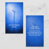 Microfooncheck Musicus Deejay Vocalist Cards V2 Visitekaartje (Voorkant / Achterkant)