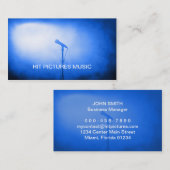 Microfooncheck Musicus Deejay Vocalist Cards Visitekaartje (Voorkant / Achterkant)