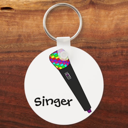 microfoondisco sleutelhanger (Voorkant)