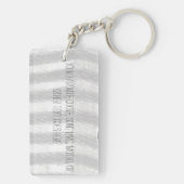  microfoonmonogram  Sleutelhanger (achterkant)