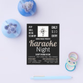 Microfoonontwerp, Karaoke Event Adverteren Flyer (Enkel)