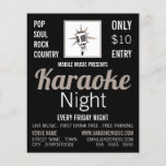 Microfoonontwerp, Karaoke Event Adverteren Flyer<br><div class="desc">Microfoonontwerp,  Karaoke Event Adverteren Flyer door de Visitekaartje winkel.</div>