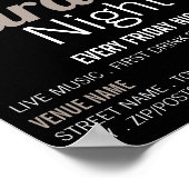 Microfoonontwerp, Karaoke Event Adverteren Poster (Hoek)