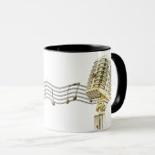 microfoonontwerpkoffie mok (Voorkant rechts)