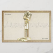  microfoonpapier briefpapier (Voorkant)