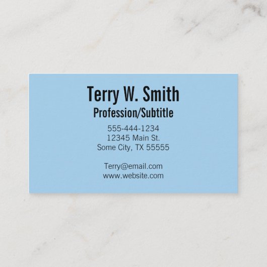 Microfoonposter Visitekaartje (Achterkant)