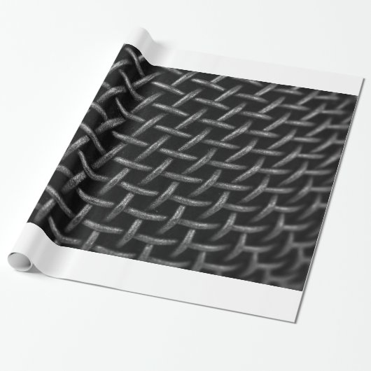 Microfoonrooster achtergrond cadeaupapier (Uitgerold)