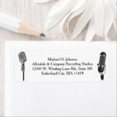 Microfoons Muziek opname Studio Radio Label (Insitu)