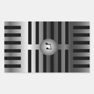 MicrofoonSticker Rechthoekige Sticker