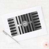 MicrofoonSticker Rechthoekige Sticker (Envelop)