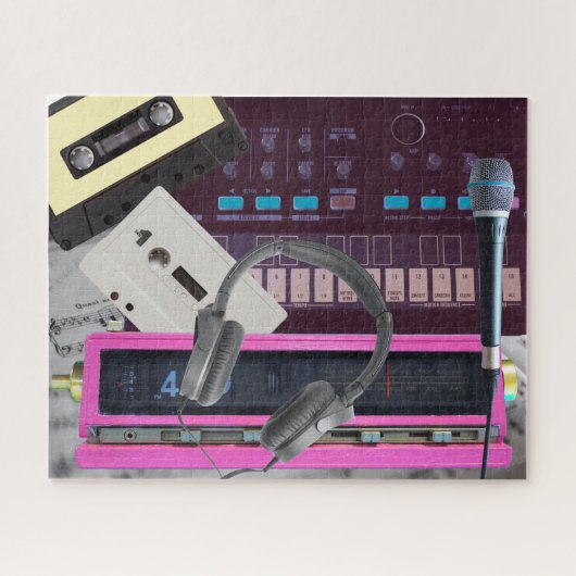 Microfoontapes voor muziekLover  Synthetisch Legpuzzel (Horizontaal)