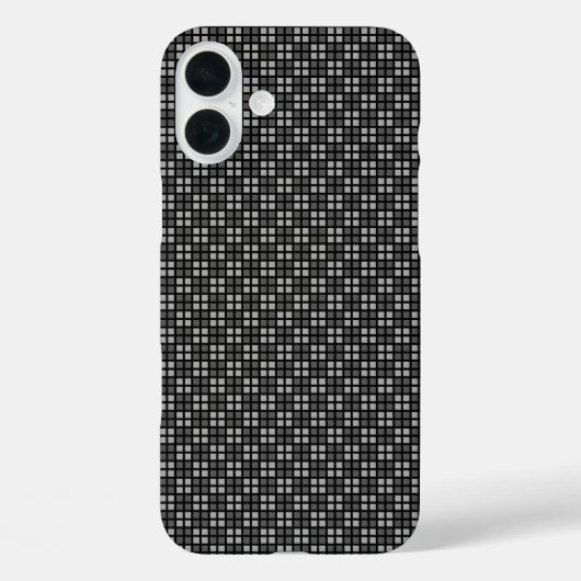 Microgeruite zwarte Hoesje-mate nauwelijks daar ap Case-Mate iPhone Case (Achterkant)