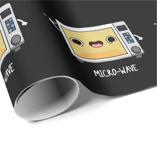 Microgolf Funny Pun Dark BG Cadeaupapier (Rol Hoek)