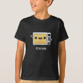 Microgolf Funny Pun Dark BG T-shirt (Voorkant)