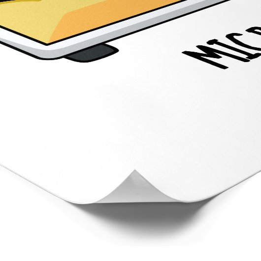 Microgolf Funny Pun Poster (Hoek)