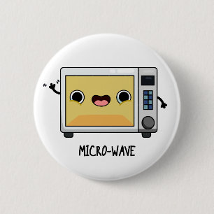 Microgolf Funny Pun Ronde Button 5,7 Cm