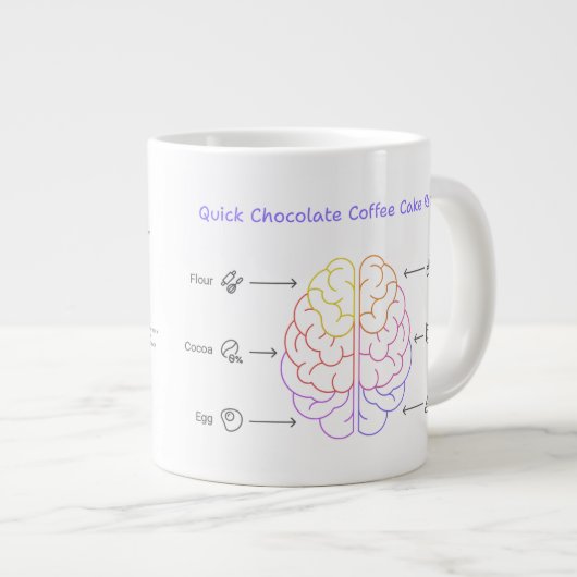 microgolf Mok | Single Serve Chocolate Cake Recept (Voorkant rechts)