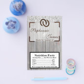 Microgolf Popcorn Hoefijzers op houten kant Flyer (Enkel)