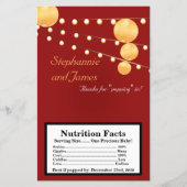 Microgolf Popcorn-papierpatronen op rood Flyer (Voorkant)