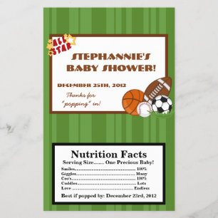 Microgolf Popcorn Wrapper All-Star Green Flyer