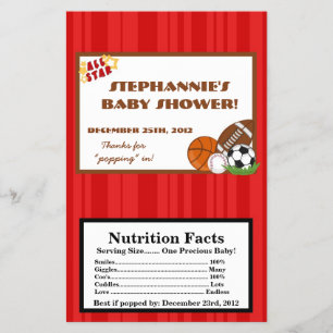 Microgolf Popcorn Wrapper All-Star Red Flyer