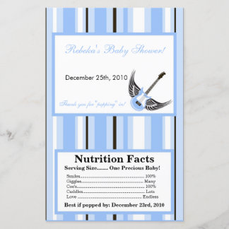 Microgolf Popcorn Wrapper Boy Blue Punk Guitar