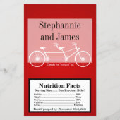 Microgolf Popcorn Wrapper Crimson Red Double Bike Flyer (Voorkant)