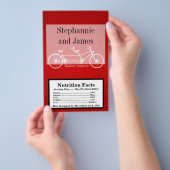 Microgolf Popcorn Wrapper Crimson Red Double Bike Flyer (Hand)