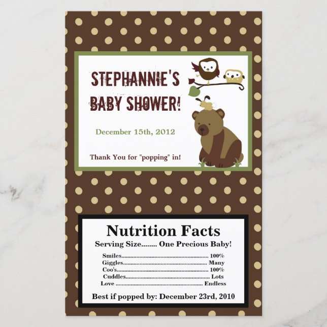 Microgolf Popcorn Wrapper Enchanted Hollow Forest (Voorkant)