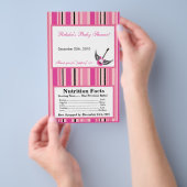 Microgolf Popcorn Wrapper Girly Pink Punk Skull Flyer (Hand)