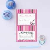 Microgolf Popcorn Wrapper Girly Pink Punk Skull Flyer (Enkel)