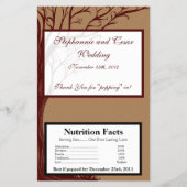 Microgolf Popcorn Wrapper Herfstboom Flyer (Voorkant)