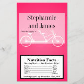 Microgolf Popcorn Wrapper Hot Pink Double Bike Flyer (Voorkant)