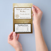 Microgolf Popcorn Wrapper Kerstkoper Blur Flyer (Hand)