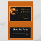 Microgolf Popcorn Wrapper Mis XV Sinaasappel Flyer (Voorkant)