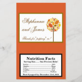 Microgolf Popcorn Wrapper Modern Autumn Tree Herfs Flyer (Voorkant)