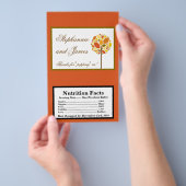 Microgolf Popcorn Wrapper Modern Autumn Tree Herfs Flyer (Hand)