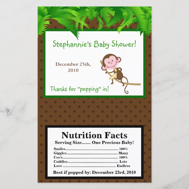 Microgolf Popcorn Wrapper MonkeySwing Oerwoud Safa (Voorkant)