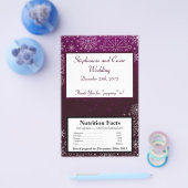 Microgolf Popcorn Wrapper Paarse sterren / Snowfla Flyer (Enkel)