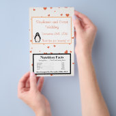 Microgolf Popcorn Wrapper Penguin Love/Hearts Peac Flyer (Hand)