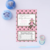 Microgolf Popcorn Wrapper Pink Socket Monkey Flyer (Enkel)