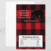 Microgolf Popcorn Wrapper Red Plays Black Beer (Voorkant / Achterkant)