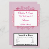 Microgolf Popcorn Wrapper roze/Paarse Chinese scro (Voorkant / Achterkant)